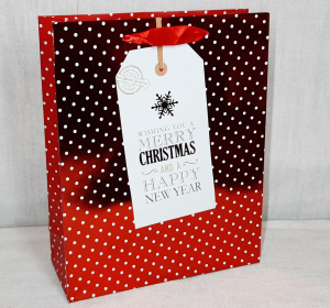 Пакет подарочный новогодний 83205(32х26х10 см)