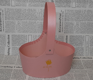 Коробка для цветов 0065  (1 шт , диаметр 20х14х13 см)