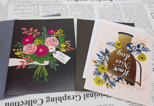 Открытки  в конвертиках41425  (2 шт), ЦЕНА ЗА 1 ШТ