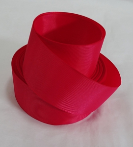 Лента репсовая  однотонная ( высота 4 см  , 18 метров в рулоне)