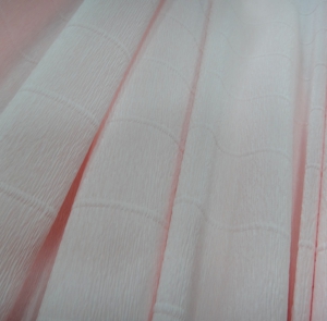 Бумага крепп  (50х250 см)  Цвет 569  светлоперсиковый- Италия.