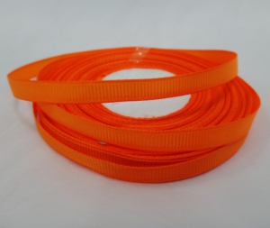 Лента репсовая 0,6 см ( 18 м )цв. оранжевый