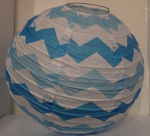 Шар декоративный полоска ,диаметр 20 см.