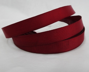 Лента репсовая 1.2см, 23м цв . вишневый