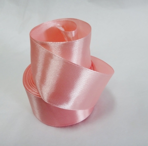 Лента атласная 4 см ( 146, розовопудровый