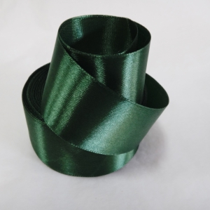 Лента атласная 40 мм(цв. 49 темнозеленый 23 метра)