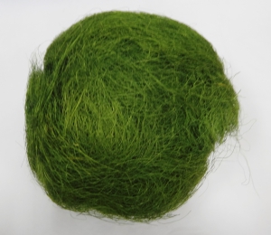 Сизаль натуральная ( 80 грамм ) .Цвет зеленый .