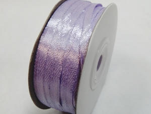 Лента атласная 3 мм ( 91метр )цв.  сиренево-лиловый