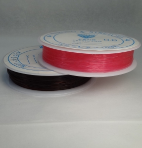 Леска силиконовая (2 шт ) 0,5 мм  50 метров .