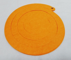 Гирлянда из тишью (длина 80 см ) цвет персиковый 28283