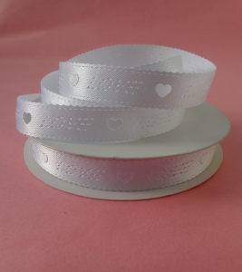 Лента атласная с перфорацией и ажурным краем , (1,2 см , 23 метра)