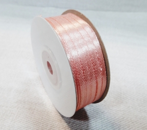 Лента атласная 3 мм ( 91метр )цв.146 розово-бежевый