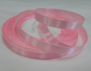 Лента атласная 7 мм(цв.43 розовый , 23 метра)
