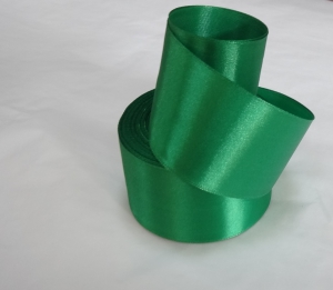 Лента атласная 50 мм (цв.19 зеленый , 23 метра )