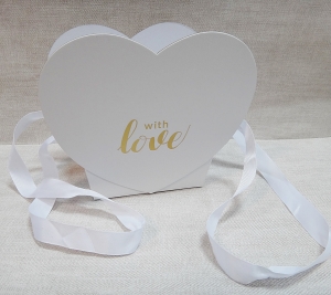 Коробка для цветов 7503  (1 шт , диаметр 18х16х8 см)