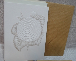 Открытка с конвертом С ТЕКСТУРОЙ 2427(  цена за 1 шт.)