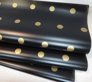 Бумага-калька  в горох  10листов .(калька  лист60х60 см )