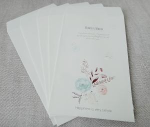 Конверт подарочный (упаковка 5 шт  18х11 см.)