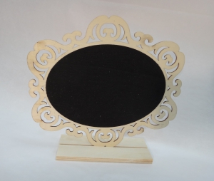 Таблица для записок  ( дерево- овал 20х18 см ).