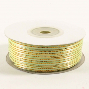 Лента атласная с люрексом 3 мм ( 91метр )