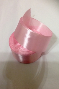 Лента атласная 40 мм(цв.175 св-розовый / 23 метра)