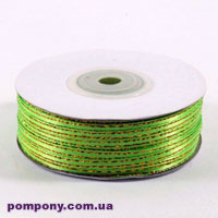 Лента атласная с люрексом