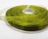 Лента органза 0,8 см цв.зеленый трав. ( в рулоне 46 метра)