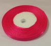 Лента атласная 7 мм( цв.129 Розово-красный / 23 метра)